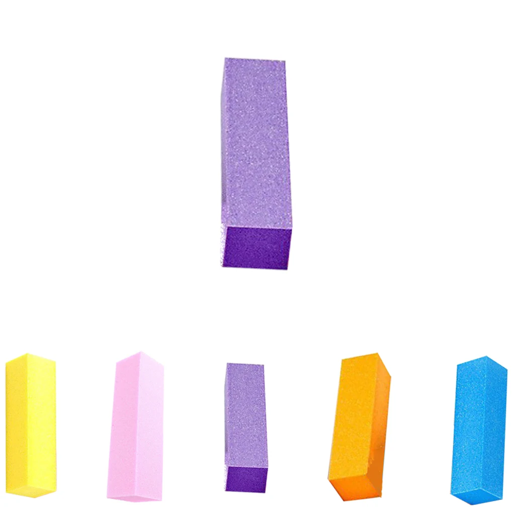 

2018 Hot Sale 1PC Portable Sandpaper Nail Art Sanding Buffer Sand Block Nail Polishing File Manicure Pedicure Nail Tools