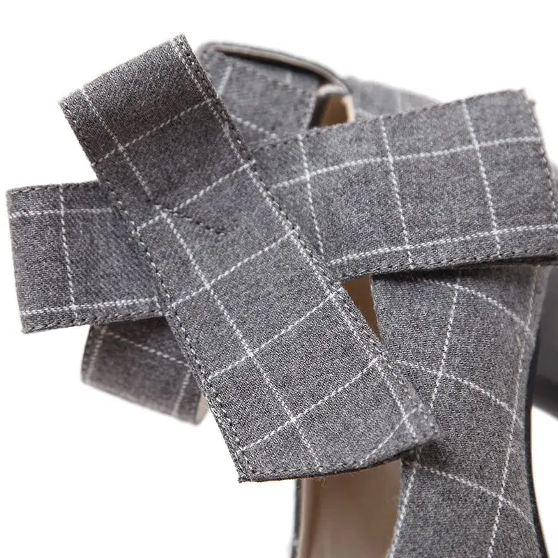 QianJiaoBaiHui Women Super High Heels Shoes Scottish plaid Colth Woman Pumps Sexy Bowtie Stiletto Party Club Shoes Women Heels QianJiaoBaiHui Women Super High Heels Shoes Scottish plaid Colth Woman Pumps Sexy Bowtie Stiletto Party Club Shoes Women Heels