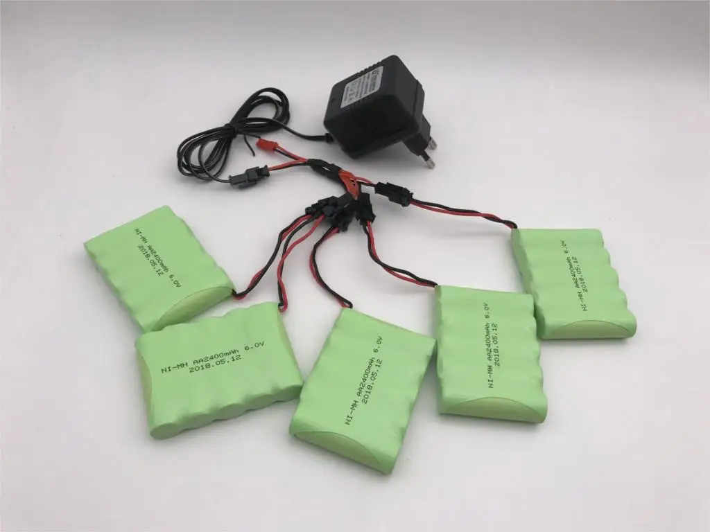 6v batterie 2400mah ni-mh bateria 6v nimh akku 6v größe AA