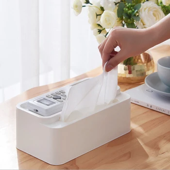 

Rectangular Tissue Box Living Room Home Storage Plastic Tissue Box Kitchen Holdler Simple Stylish Tissue Box Wholesale J18