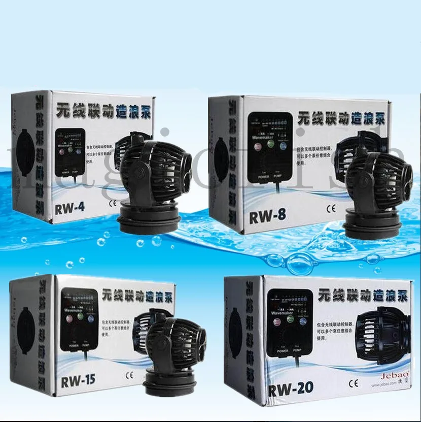 

Jebao RW-4 RW-8 RW-15 RW-20 RW4 RW8 RW15 RW20 RW 4 8 15 20 Marine Aquarium Wave Maker for Wireless Master/Slave Pump Control