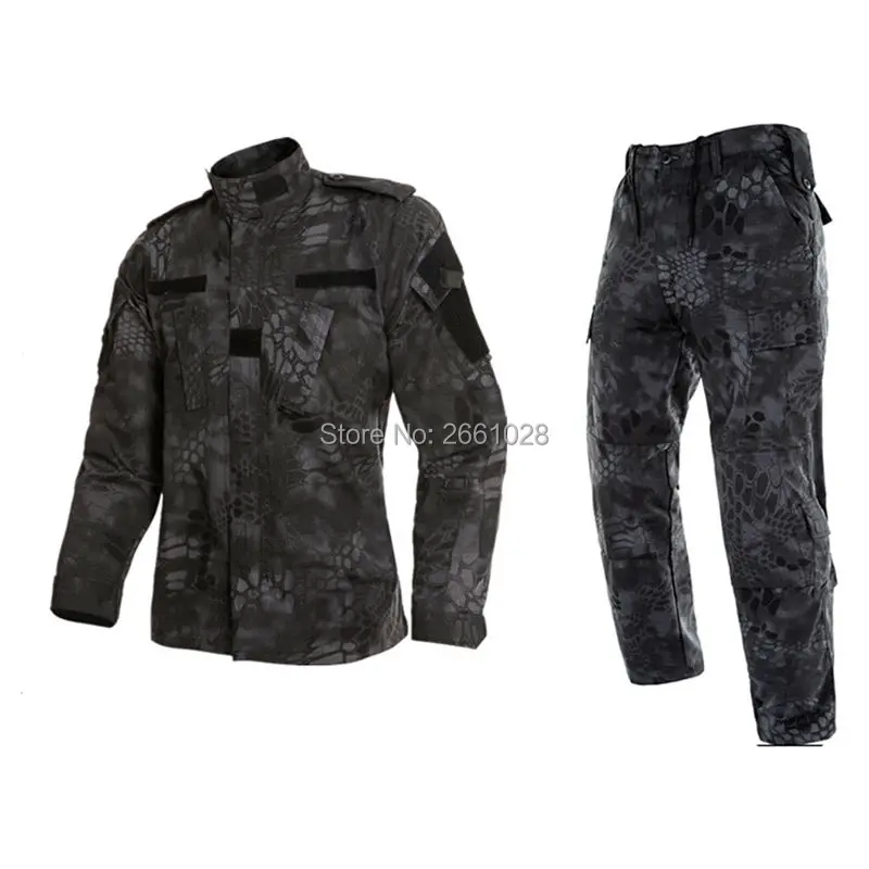 

Camouflage suit sets Army Military uniform combat Airsoft uniform jacket + pants Paintball War Game Clothes Multicam Suits