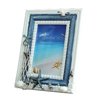 

Home Decor Mediterranean Style Wooden Photo Frame Creative Gifts Wooden Crafts Home Gifts Mediterranean Photo Frames