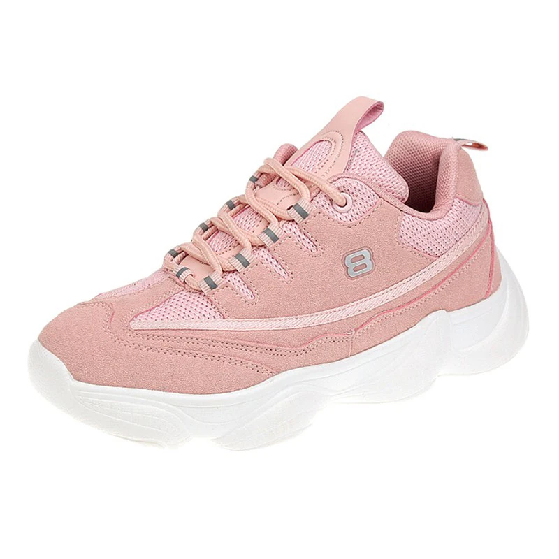 

Dad Sneakers for women running Shoes Increasing 5CM INS Platform shoes men Breathable Zapatillas Hombre Walking Female Sneakers