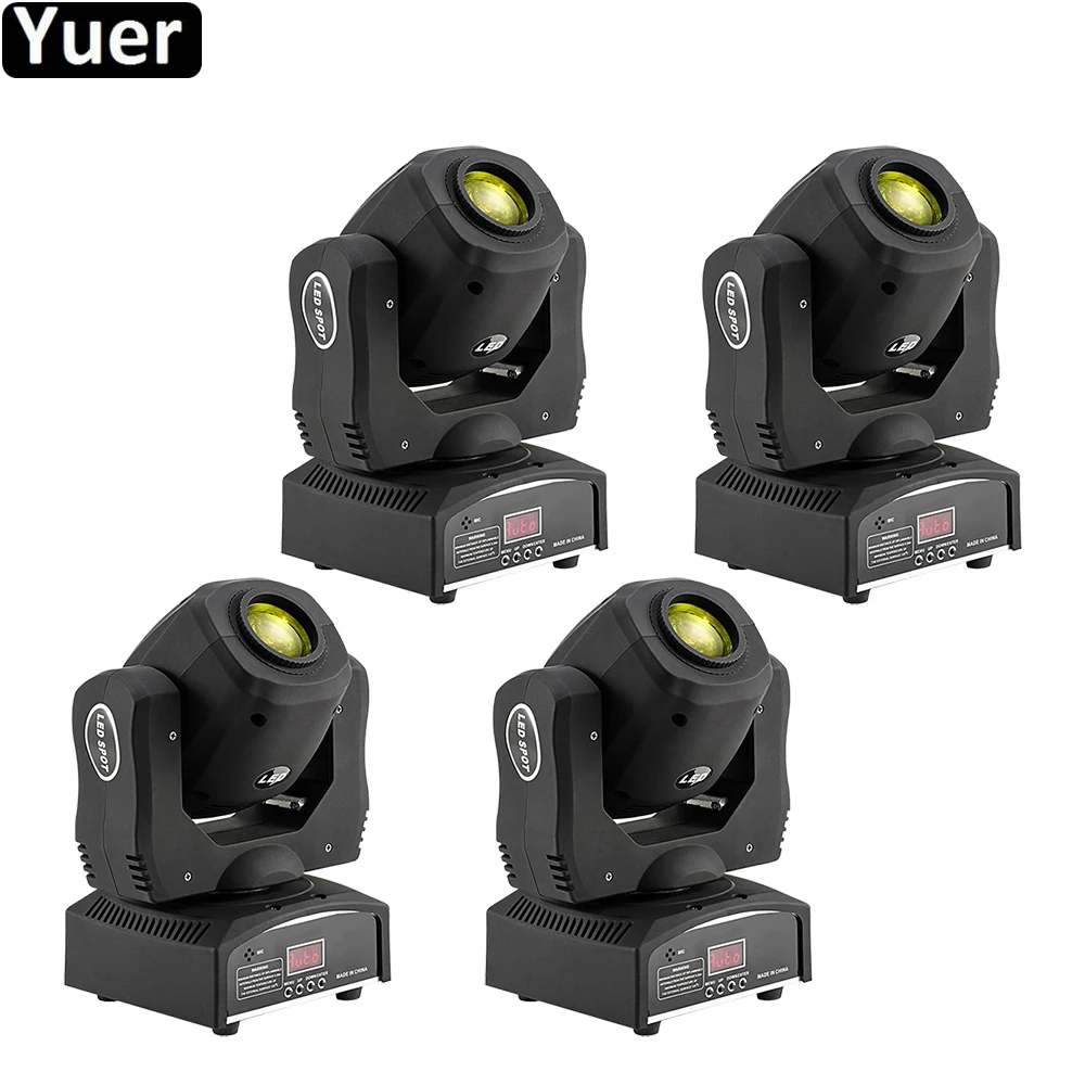 4Pcs/Lot Hot Sale Mini Spot 60W LED Moving Head Light With Gobos Plate&ampColor Plate High Brightness Music Led stage | Освещение