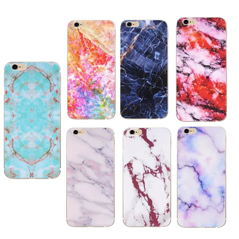 Гранитный камень чехол с мраморным рисунком для iphone XS Max XR Iphone 6 6S 7 8 Plus 10 X 5S se 5