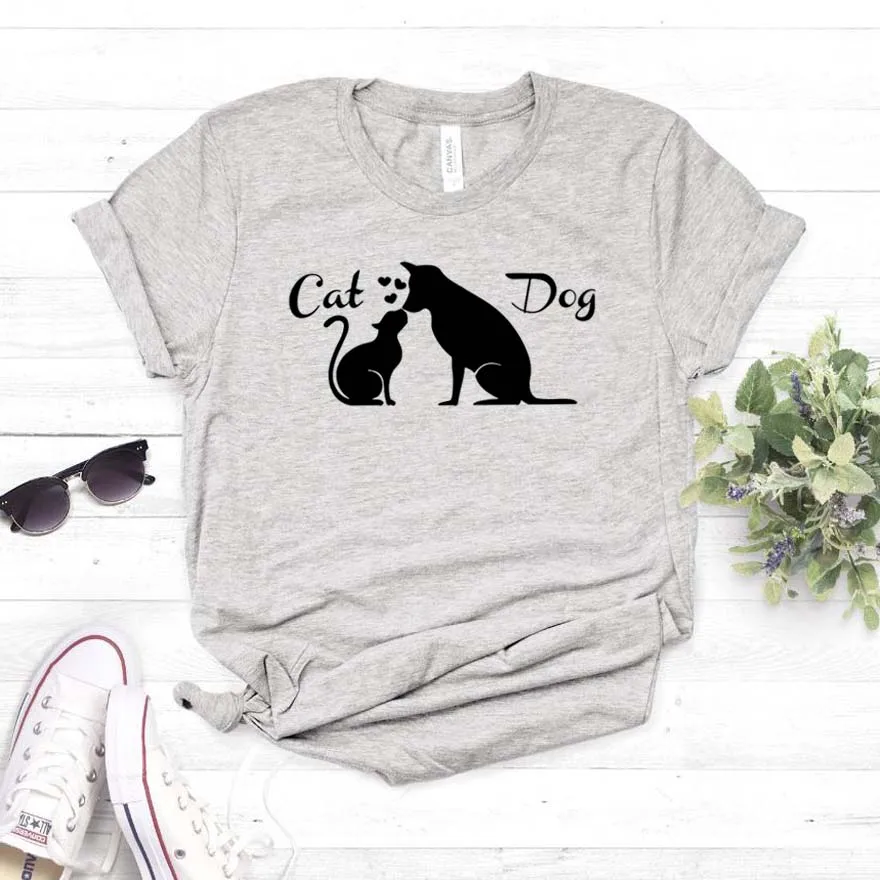 this girl loves cats womens lady various colors tshirt this