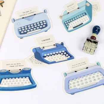 

30pcs let's type typewriter style card multi-use as Scrapbooking party invitation DIY Decoration gift card message card postcard