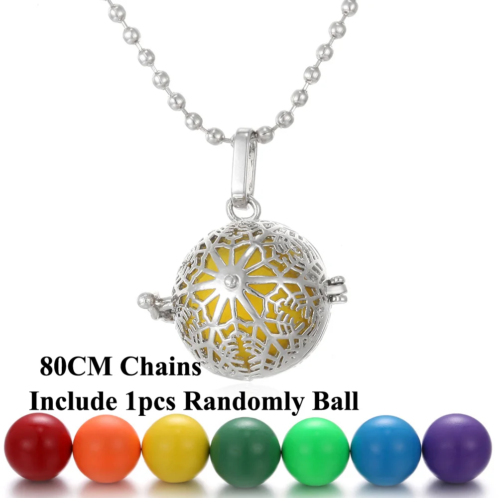 Винтажное ожерелье с медальоном, музыкальным ангелом, ожерелье для беременных, эфирное масло для ароматерапии