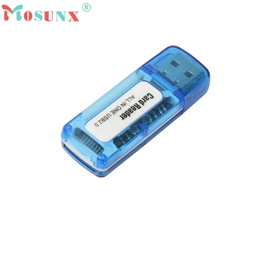 Mosunx Advanced считыватель MINI USB 2,0+ OTG Micro SD/SDXC TF кардридер адаптер 1 шт