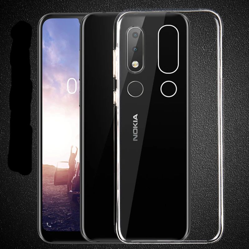

Anti-knock Phone case For Nokia 2.1 5.1 3.1 X6 6 2018 6.1 7 plus 1 9 8 7 5 3 2 1 Phone TPU Silicone Transparent Soft slim cases