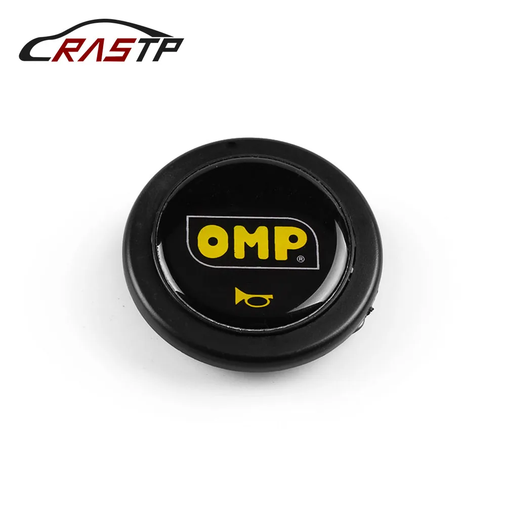 

RASTP - 350mm/ 14inch OMP Deep Corn Drifting Racing Suede Leather Steering Wheel Horn Button Push Cover RS-STW011-H