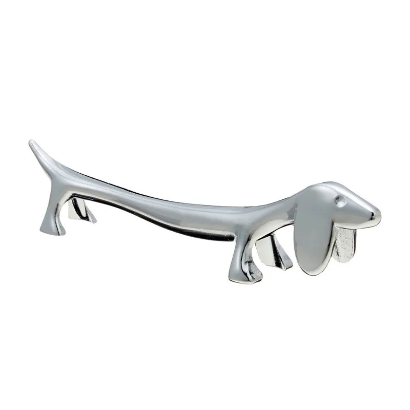 

Metal Dog Chopsticks Rac for Creative Japanese Tableware Stainless Steel Silver Dog Stand Table Decoration Knife Rack