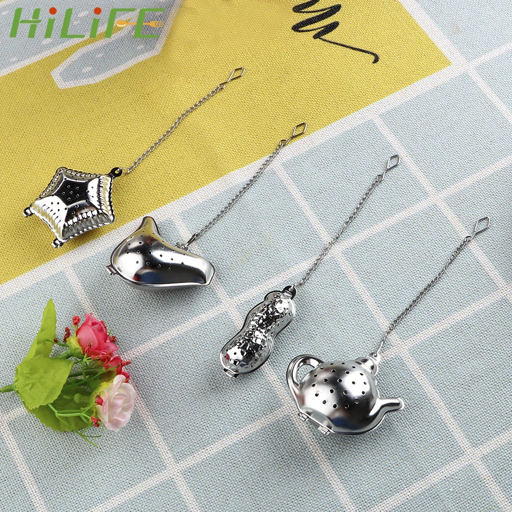 

HILIFE Peanut / Bird / Teapot / Shell Tea Strainer Ball Reusable Stainless Steel Teapot Metal Tea Bag Infuser Filter