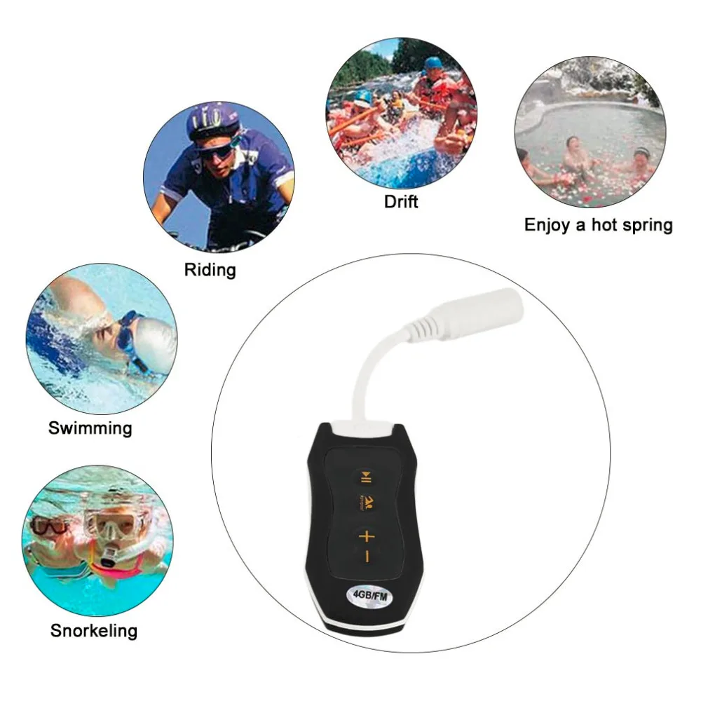 4GB Waterproof Mini MP3 Player Portable Digital Music Player With Small Clip Design For Running Sports Swimming bluetooth-music-player : image 4GB Waterproof Mini MP3 Player Portable Digital Music Player With Small Clip Design For Running Sports Swimming bluetooth-music-player