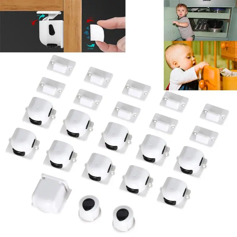 Baby Safety Lock Set Including 10pcs Locks