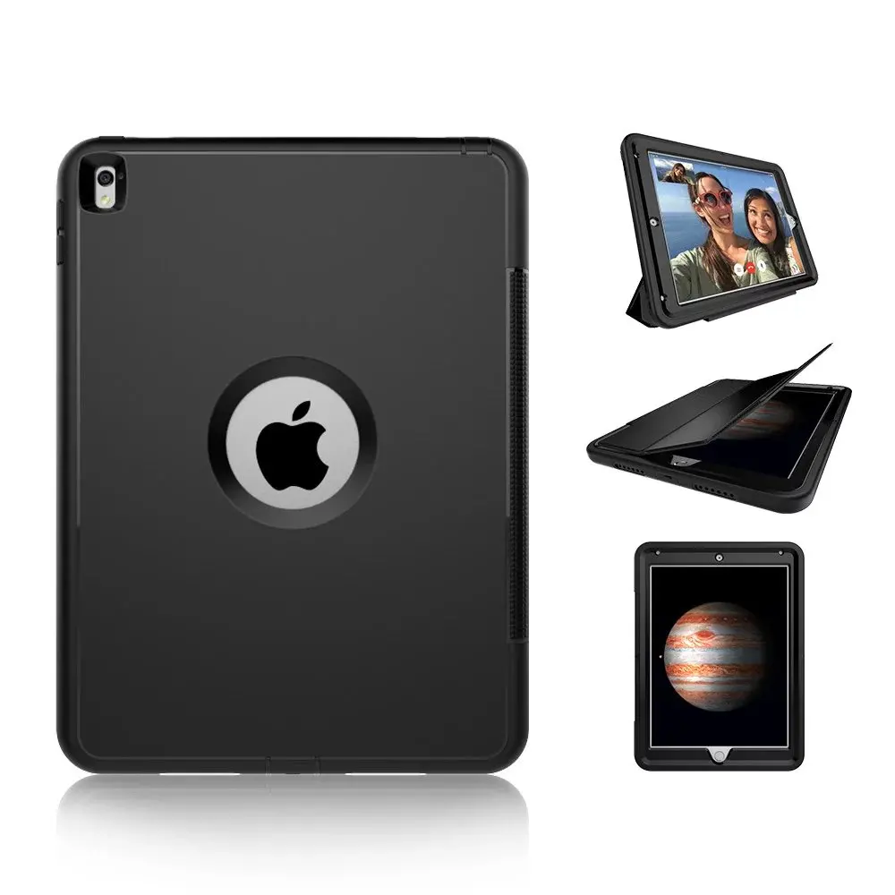 

FOR IPAD 2 3 4 AIR 2 PRO 9.7 PRO 10. 5 Heavy Duty Impact Rugged Shockproof Magnetic 3 Layer Smart case Auto Sleep Awake 10p
