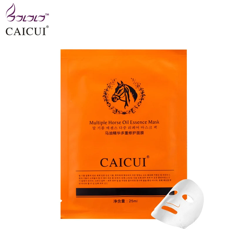 gold powder horse oil facial mask anti wrinkle anti aging facial mask face care moisturizing