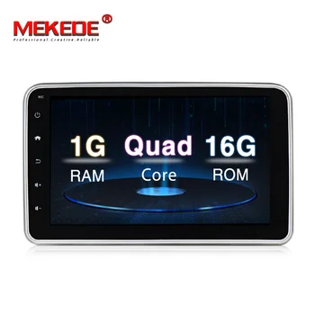 

MEKEDE Quad Core Universal car Radio car gps dvd 360 degrees Rotatable Face Panel Car Stereo GPS navigation Player