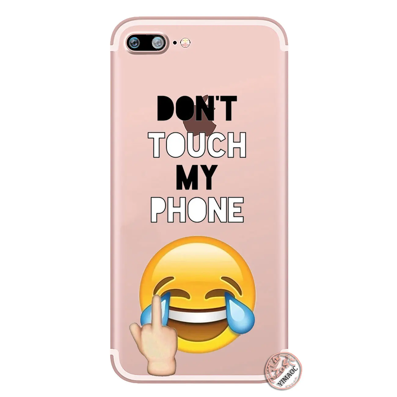 YIMAOC Bitch Don't touch my phone Мягкий силиконовый чехол для телефона для iPhone XR X XS 11 Pro Max 5 5S SE 6 6S 7 8 Plus 10 - Цвет: 5