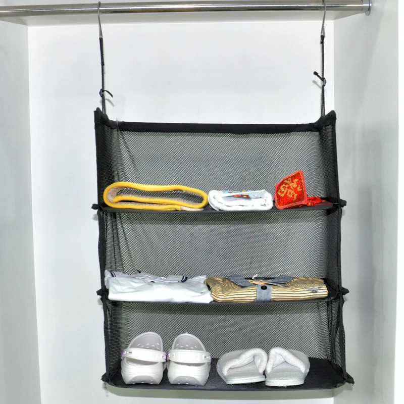 Travel Luggage Organize Storage Suitcase Hanging 3 Shelves To Go Travel Luggage Organize Storage Suitcase Hanging 3 Shelves To Go Portable Organizer Clothing Towel Rack In Organizers From