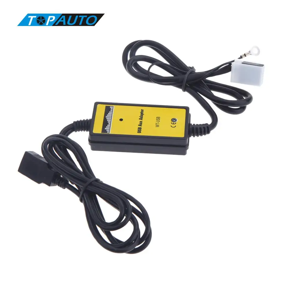 Новый автомобильный адаптер USB Aux in mp3 плеер радио интерфейс для VW Audi Skoda Seat 12