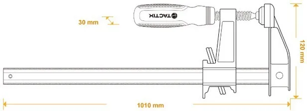 3" 120*1010 мм аппаратные инструменты heavey F Тип деревообрабатывающий зажим