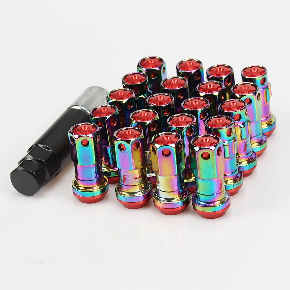 R40 стиль 44 мм колеса гайки сталь M12x1.5/1 25 Nec хром гоночные замок с ключом