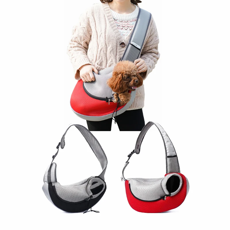 

Pet Sling Carrier Bag Safe Comfortable Washable Adjustable Single Shoulder Carry Tote For Cat Small Dog PDBAG11