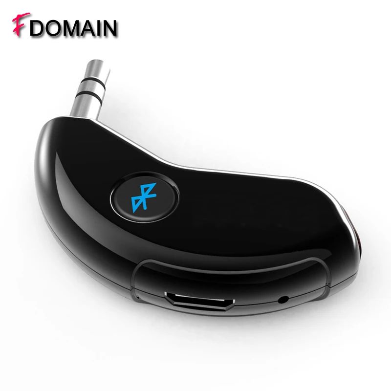 

FDOMAIN bluetooth handsfree car kit 3.5mm aux bluetooth audio receiver adapter cell phone music MP3 players