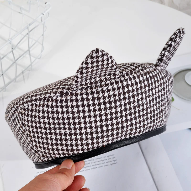 Береты шапки для женщин Лолита hatFashion Хаундстут женские берреты Весна французский chapeau femme boinas para mujer Gorras
