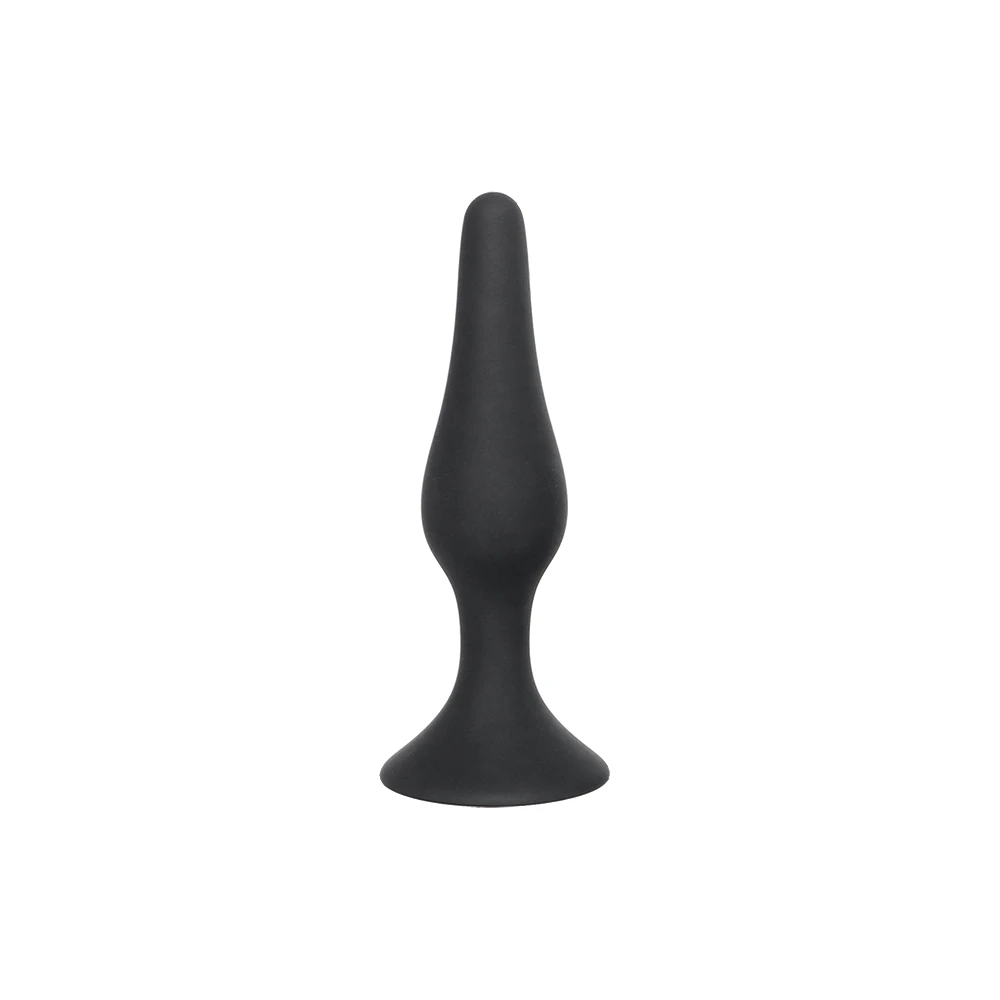 IKOKY Black Butt Plug for Beginner Erotic Toys Silicone Anal Plug Adult Products Anal Sex Toys for Men Women Prostate Massager 4