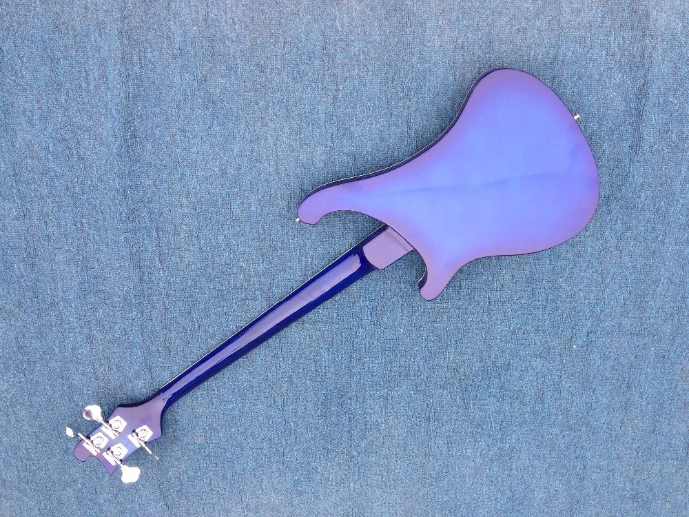 Хорошее звучание горячая распродажа Новое поступление Рик-Бакер 4003 фирегло электрическая бас гитара G15-05 синего цвета