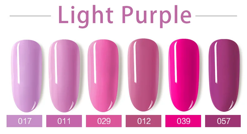 light purple colors