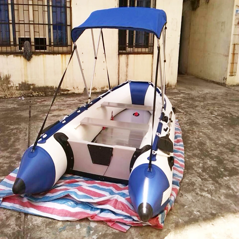 300cm inflatable rubber boat with aluminum floor PVC0.9mm for sale