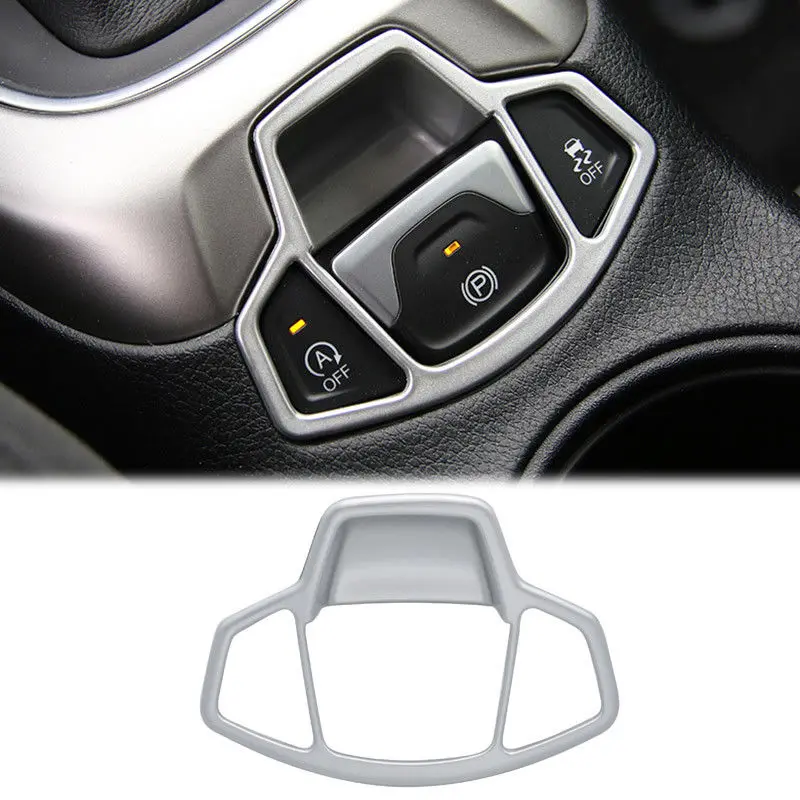 Handbrake Center Console Chrome Cover Trim Bezel Molding For Jeep