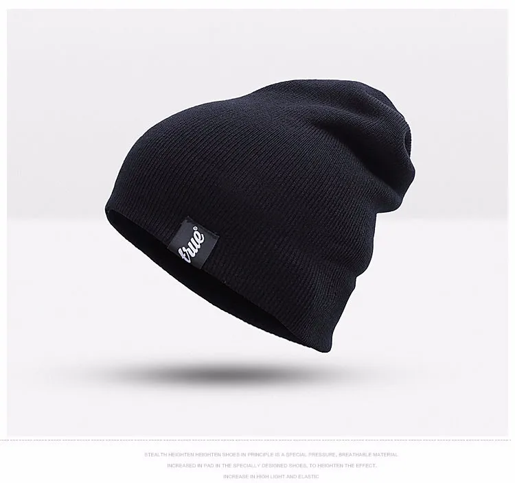 Горячая распродажа! унисекс брендовая зимняя шапка для мужчин Skullies Beanies женская мужская шапка модная теплая вязаная шапка бини эластичная