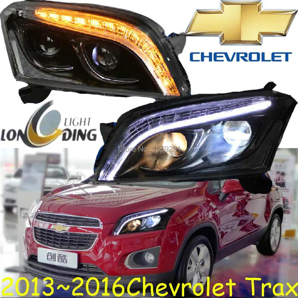 Chrome Head Lamp Cover Garnish Molding Trim C484 For CHEVROLET 2013-2016 TRAX 