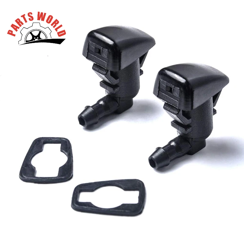

Front Windshield Washer Nozzles - For 08-11 Ford Focus II, 07-11 For Ford Edge OEM: 8S4Z-17603-AA, 7T4Z-17603-A, Spray Jet Kit