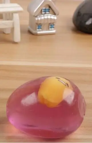 1 шт./компл. 9 видов стилей Милые Новые Gudetama воды в форме яйца Squishies белый прозрачный Squeeze талисман милый ребенок игрушки; лучший подарок - Цвет: Purple