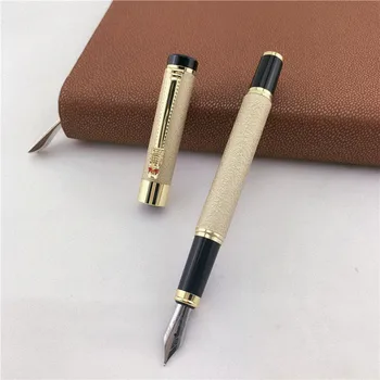 

MONTE MOUNT luxury dragon fountain pen promotion metal ink pens school stationery business gift father friend present 022
