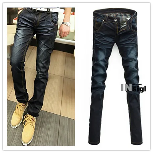 Top Sale scratch 2015 Skinny Denim designer jeans for men