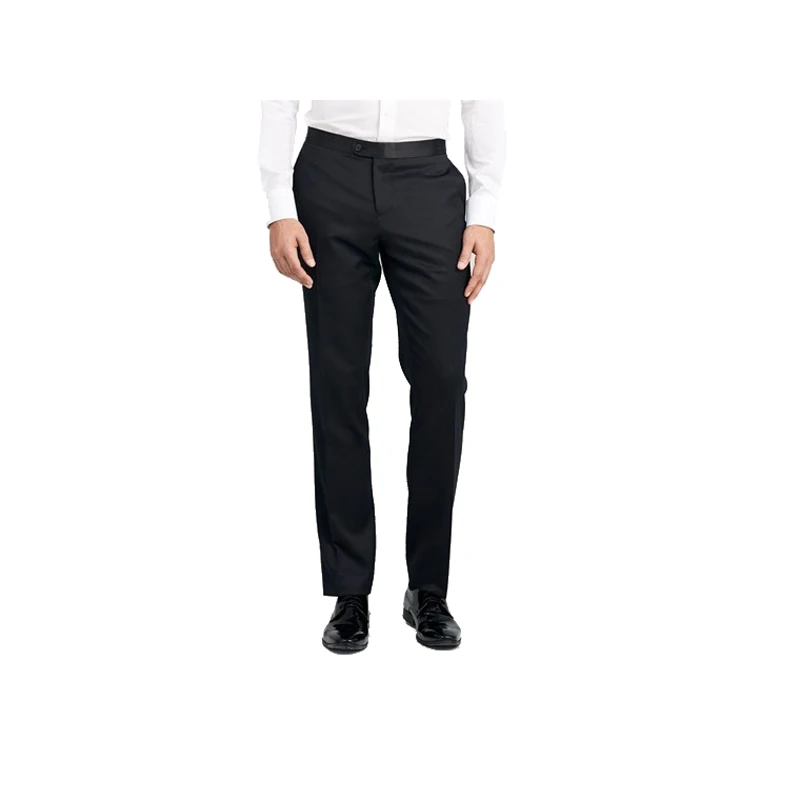 Shenrun Tailor-Made Suits For Men 2 Pieces Wool Tailored Suit Black Satin Peak Lapel Custom-Made Suit Men Tuxedo Supplier