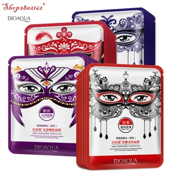 

HOT BIOAQUA Skin Care Facial Mask Moisturizing Face Mask Oil Control Brighten Shrinking Pore Masquerade Mask Face Care