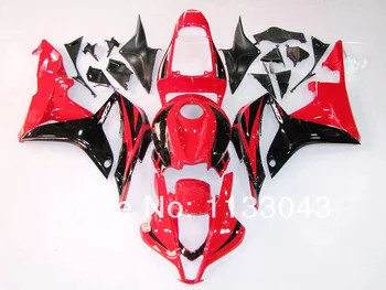 

100%Fit Injection red black Fairing kits for HONDA CBR600RR 07 08 F5 2007 2008 CBR 600 RR 07 08 2007 2008 fairings #33SD55
