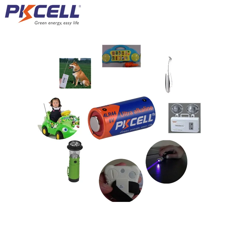 20 шт./лот PKCELL 4LR44 батарея L1325 PX28A 476A A544 28A 6 В щелочные батареи батарея для лазерной косметической ручки ошейники для собак