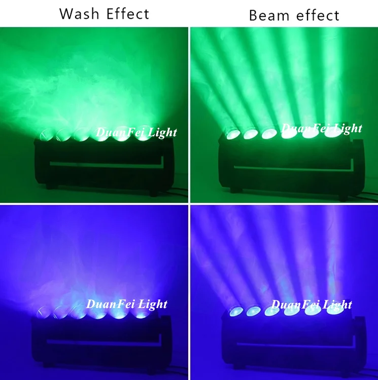 4 лот DJ Moving Head Beam Light LED 6x40 Вт бар моющийся Pixel RGBW для дискотеки DJ|Эффект освещения