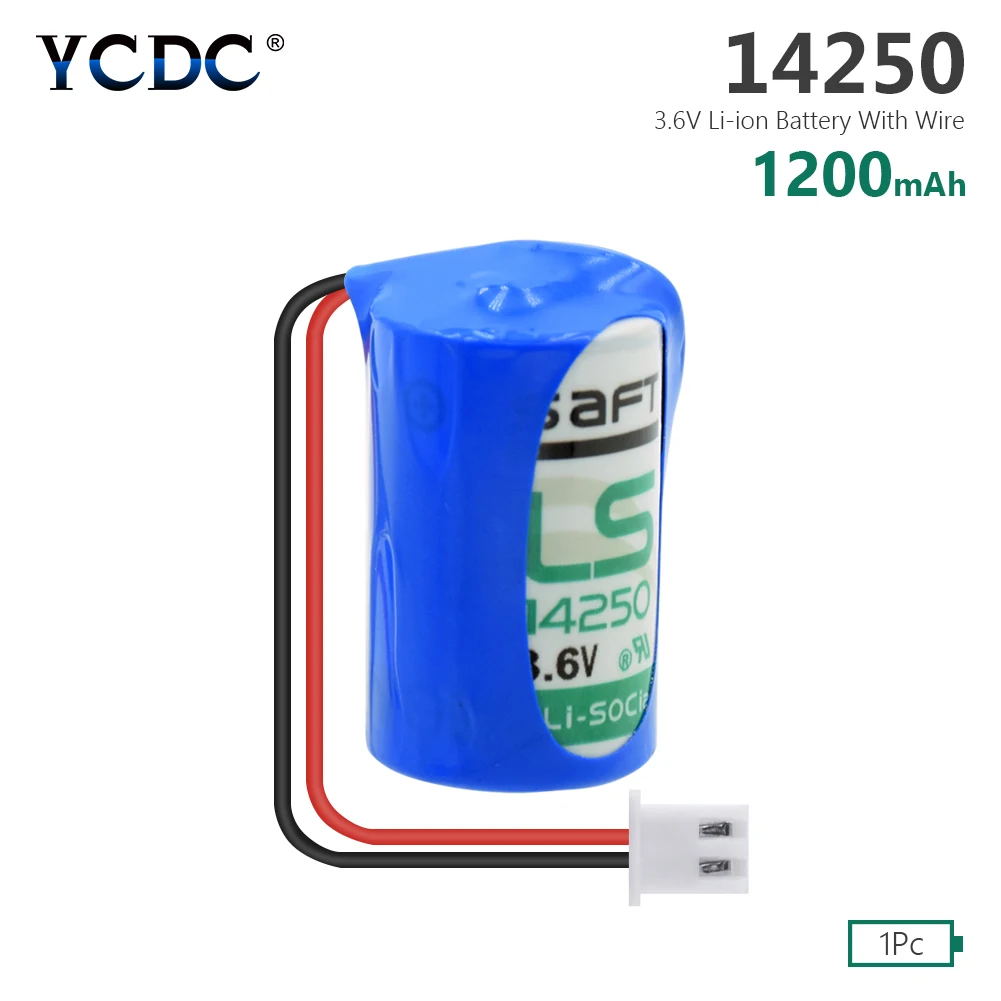 Pour Q6BAT CR17335SE-R//3V 1200 mAh PLC Batterie Li-Ion avec Plug