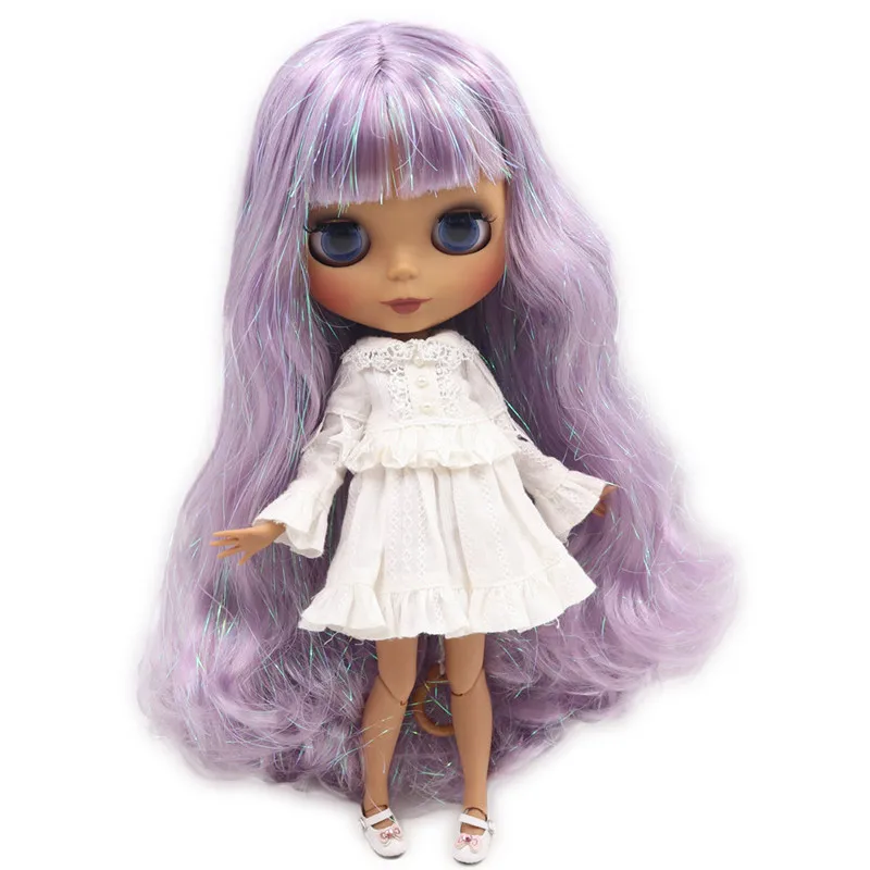 Ледяной DBS Blyth кукольные нет. M 47 280BL1049 сияющей фиолетовые волосы шарнирное тело