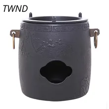 Чугунный японский стиль чайник trivets горящая печь спиртовой банка для основы расписной печи изоляции 72,5